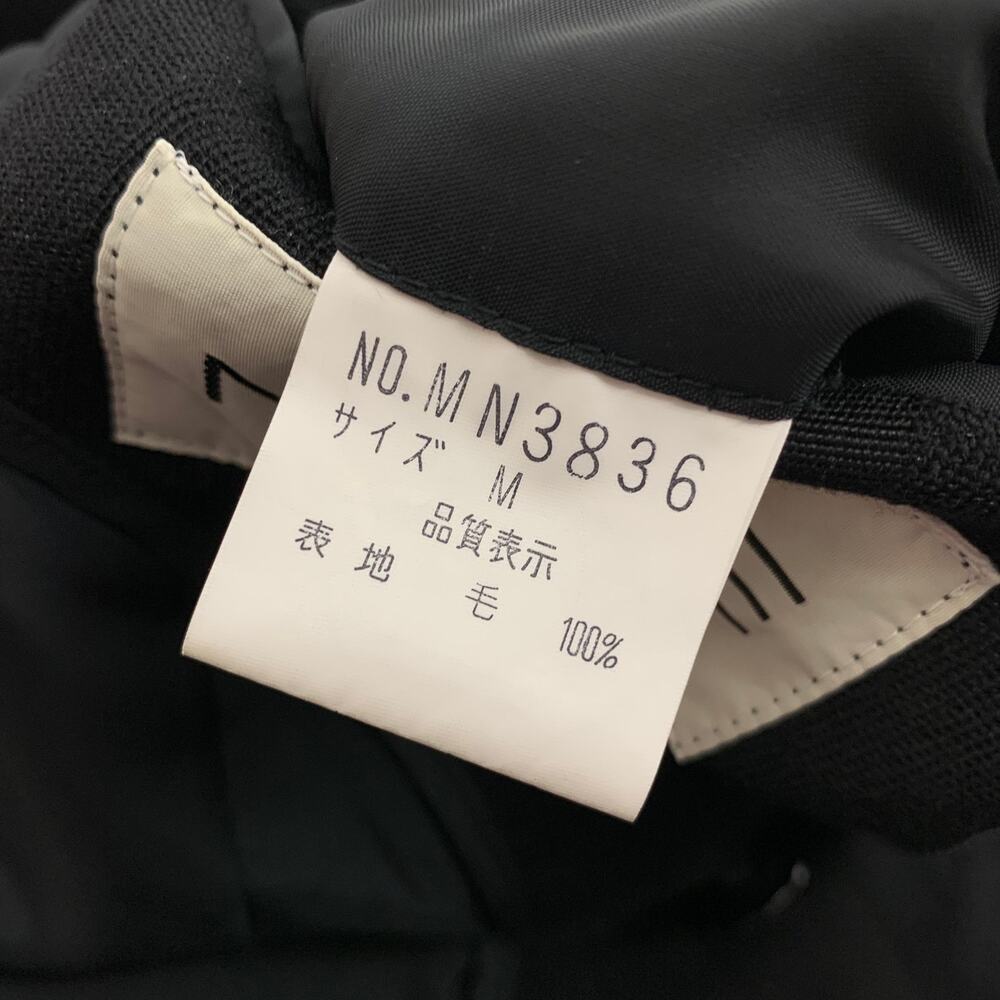 MONSIEUR NICOLE Size M Black Silver Window Pane Double Breasted Sport Coat - Picture 5 of 7